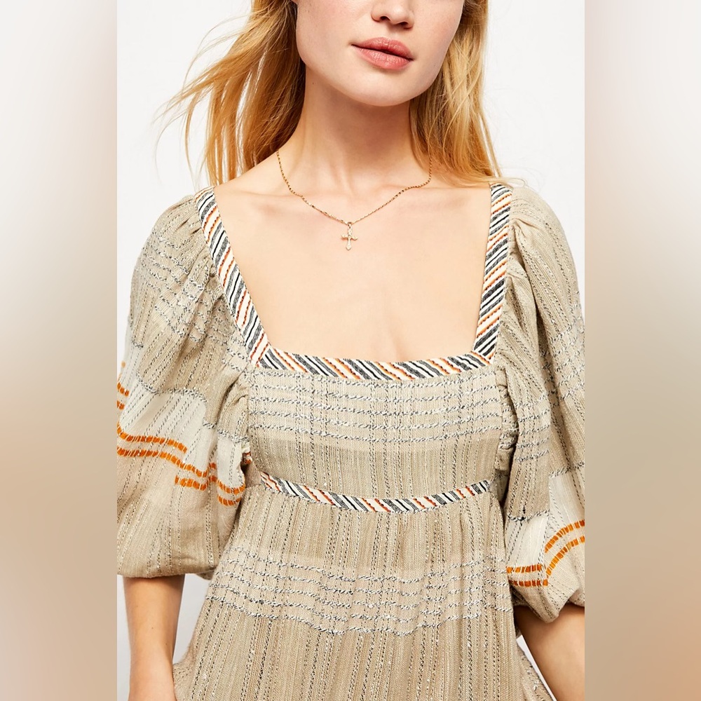 Free People All Lined Up Mini Dress - Picture 4 of 11